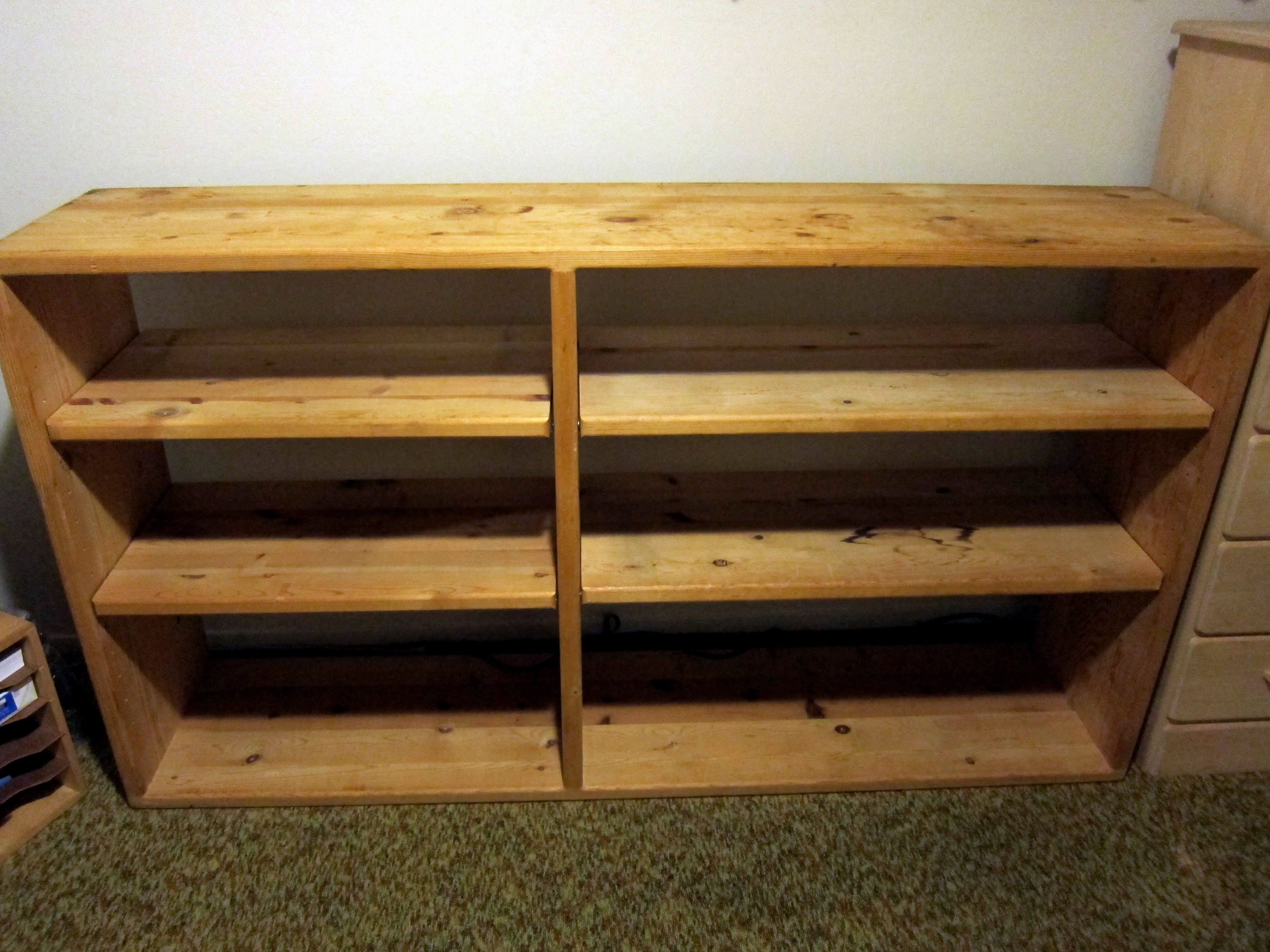 Sturdy Solid Pine Shelf Up for Grabs